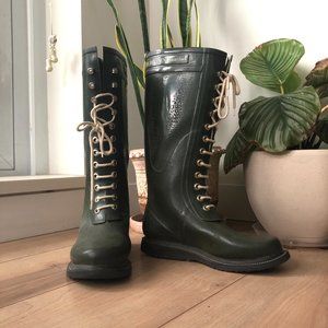 Ilse Jacobsen Tall Lace-Up Rainboots
